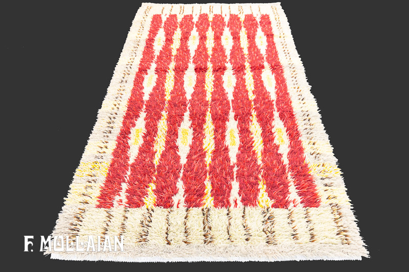 Vintage Swedish Rya Rug n°:47006272